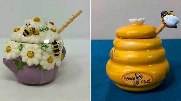 ظرف عسل سرامیکی شیک؛ 15 طرح خلاقانه برای مهمانی‌ ها و میز صبحانه