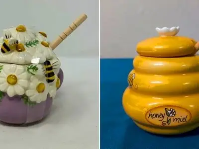 ظرف عسل سرامیکی شیک؛ 15 طرح خلاقانه برای مهمانی‌ ها و میز صبحانه