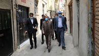 معاون وزیر راه و شهرسازی از بافت های فرسوده محله نعمت آباد بازدید کرد