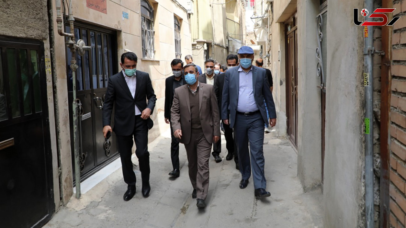 معاون وزیر راه و شهرسازی از بافت های فرسوده محله نعمت آباد بازدید کرد