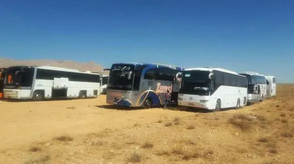 کاروان داعش بالاخره به دیر الزور رسید