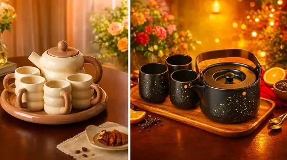 سرویس چای خوری شیک؛ انتخابی زیبا و متفاوت برای دکوراسیون مدرن خانه