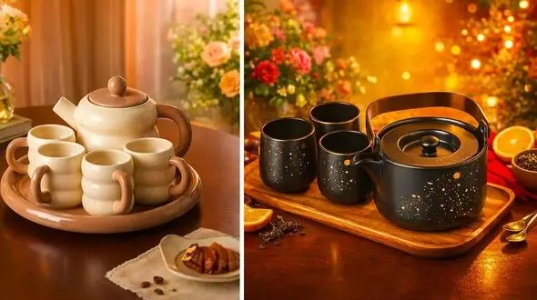 سرویس چای خوری شیک؛ انتخابی زیبا و متفاوت برای دکوراسیون مدرن خانه