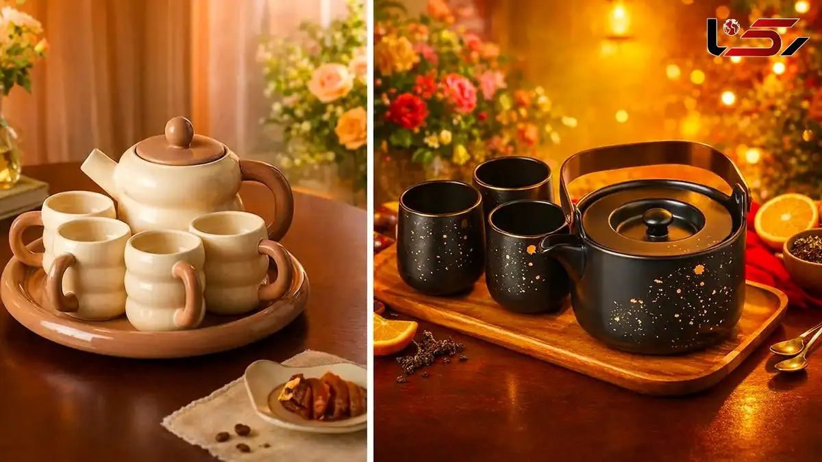 سرویس چای خوری شیک؛ انتخابی زیبا و متفاوت برای دکوراسیون مدرن خانه