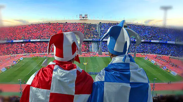 غوغای دوقلوهای حاشیه ساز سریال پایتخت در استادیوم آزادی ! چطور بلیت خریدند !