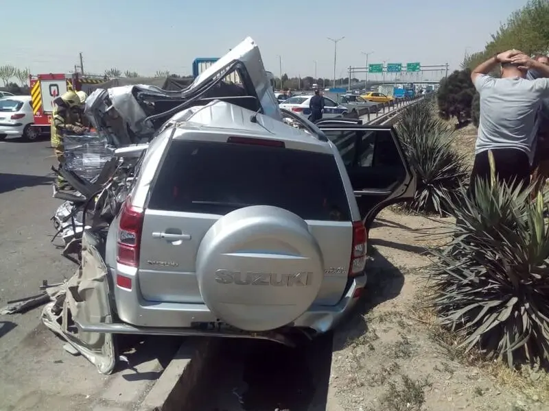 تصادف سوزوکی در آزادگان