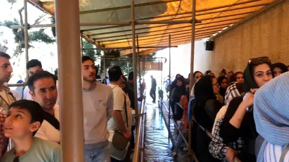 ببینید؛ حمام فین کاشان را زنانه مردانه کردند ! + فیلم