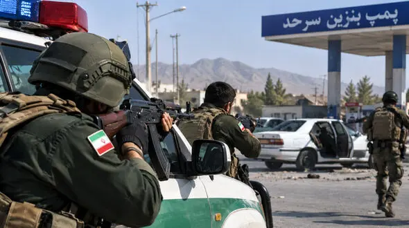 درگیری مسلحانه بین ماموران پلیس و سرنشینان دو سواری در خاش