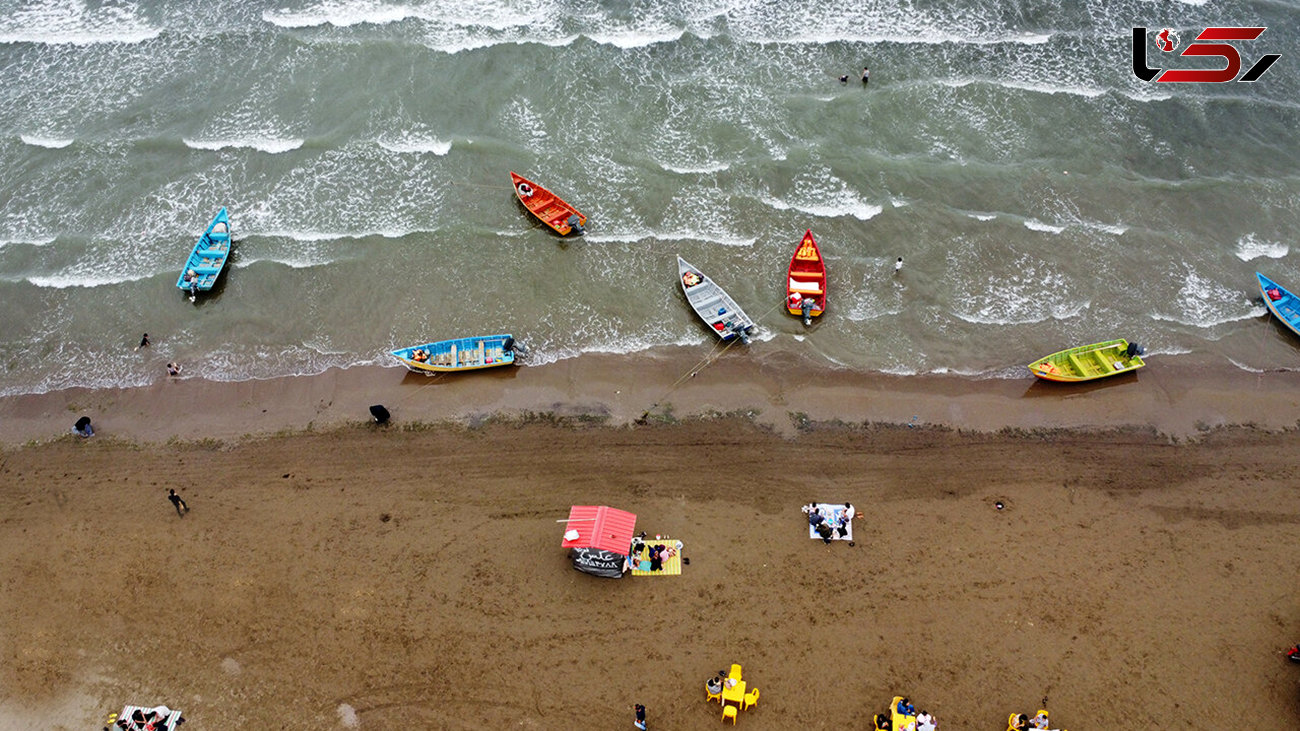 پسروی آب حدود ۱.۵ میلیون مترمربع ساحل غرب مازندران را خشک کرد