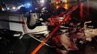 واژگونی پژو پارس در کرمانشاه / خواب راننده، چهار کشته و زخمی بجا گذاشت