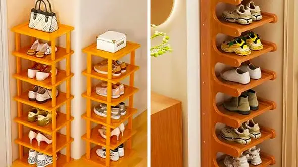 زیباترین مدل‌ های جاکفشی چوبی لوکس؛ 15 انتخاب مدرن برای خانه‌ های شیک