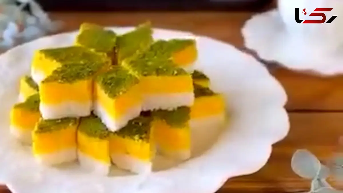 شیرینی لوز نارگیلی آموزش امروز برای عصرانه شما + فیلم