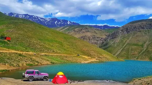 دریاچه هویر دماوند برای نخستین بار خشک شد / دریاچه ای که یکی از اصلی ترین حوزه های آبریز کشور است + فیلم