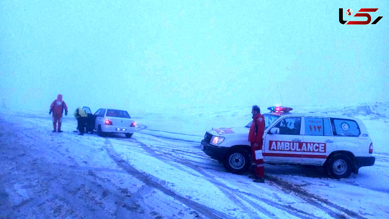 960 نفر گرفتار در برف و کولاک امداد رسانی شدند