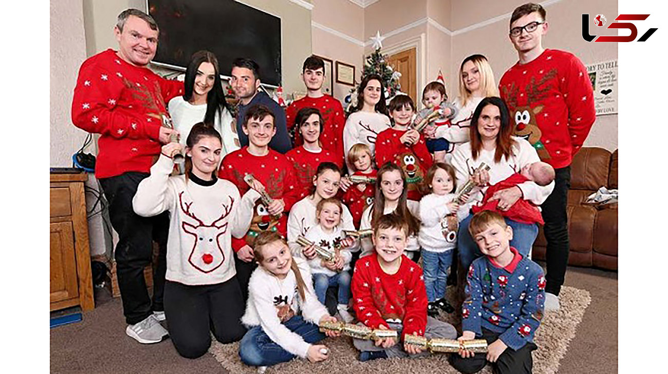  خانواده عجیب انگلیسی با ۲۲ فرزند! + عکس