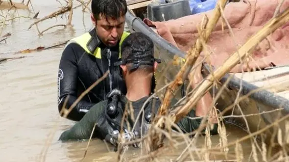 نجات روستای بیوض خوزستان از اعماق آب+ تصاویر 