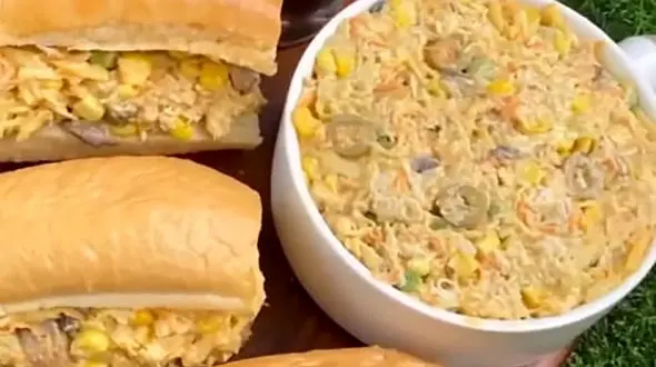 خوشمزه ترین ساندویچ مرغ عمرت رو بپز + فیلم