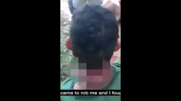 فیلم / جوانی که با سر بریده راه رفت!