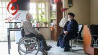 حضور سرزده رئیس جمهور منتخب در آسایشگاه جانبازان امام خمینی (ره) + تصاویر