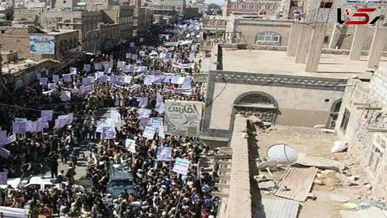 تظاهرات گسترده مردم یمن در محکومیت ترور سردار سلیمانی