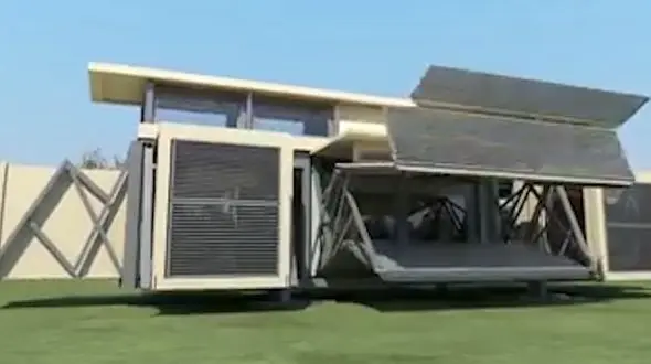 خانه ای که با فشار یک دکمه جا به جا می شود+فیلم