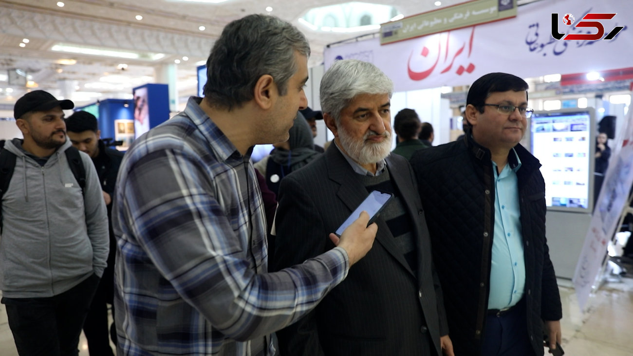 فیلم حضور علی مطهری در نمایشگاه رسانه های ایران