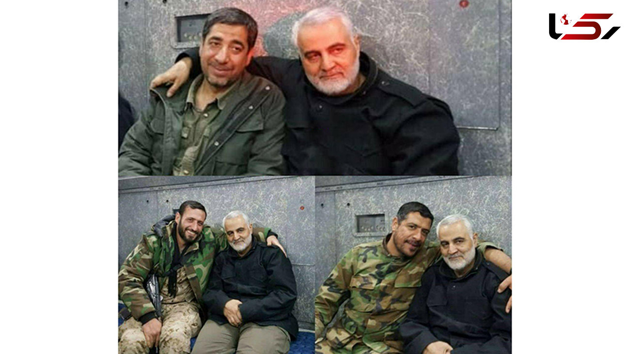 شهدای ایرانی حمله آمریکا در کنار سردار سلیمانی+عکس