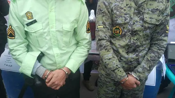 ماموران قلابی ارتش و پلیس عمو و برادرزاده بودند+ عکس
