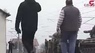 لحظه کشته شدن یک سرباز  بر اثر برق گرفتگی + فیلم