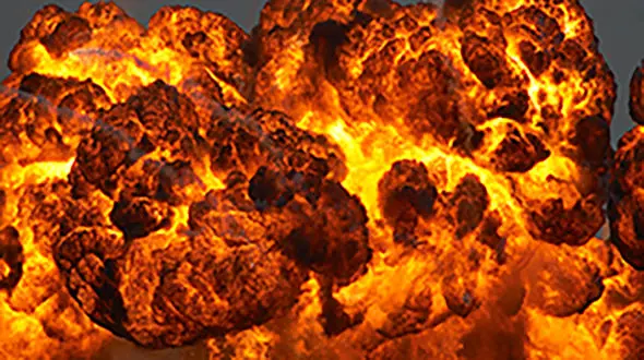 انفجار یک خودرو بمب گذاری شده در حومه شمالی حلب + فیلم