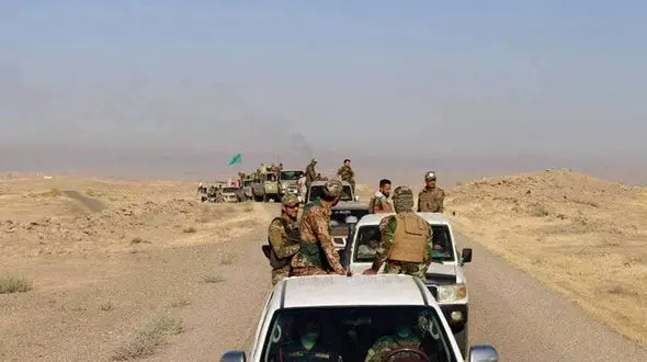 درگیری بسیج مردمی عراق با عناصر «داعش»/عملیات حشدالشعبی برای تامین امنیت «سامراء» آغاز شد+تصاویر 