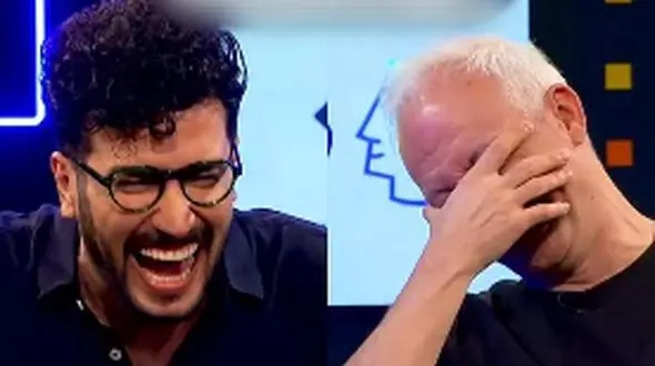 فیلم /  سوال عجیب امیرحسین قیاسی از کاظم سیاحی: چرا الان نمی‌تونی بچه‌دار بشی؟! / هر چی خواست جمعش کنه بدتر شد ...