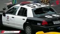 فیلم دزدی از ماشین پلیس در روز روشن / سارق لس آنجلسی شیشه های خودرو را شکست