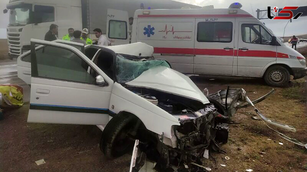 5 کشته و زخمی در تصادف هولناک وانت با پژو در جاده چالدران