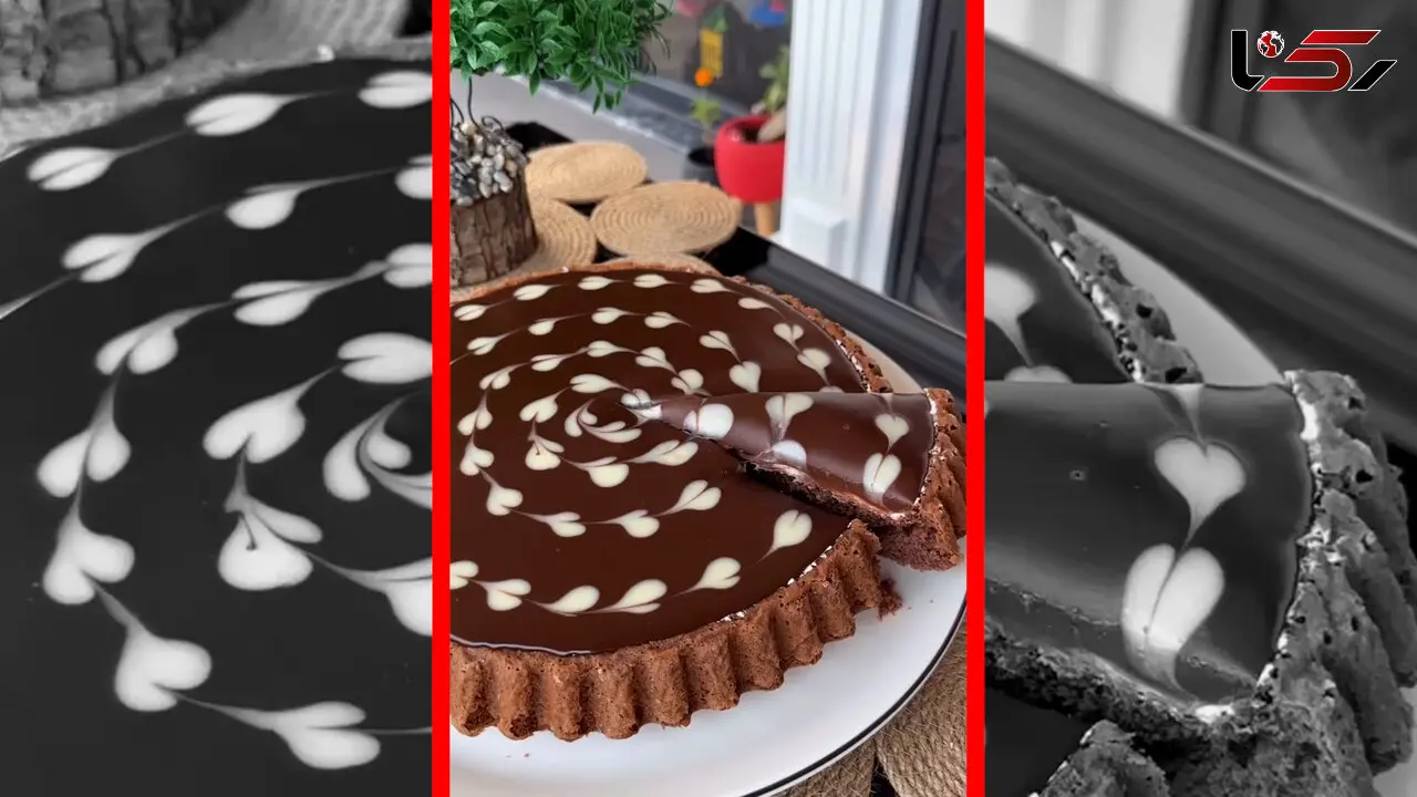 فیلم طرز تهیه کیک شکلاتی با سس میوه تازه