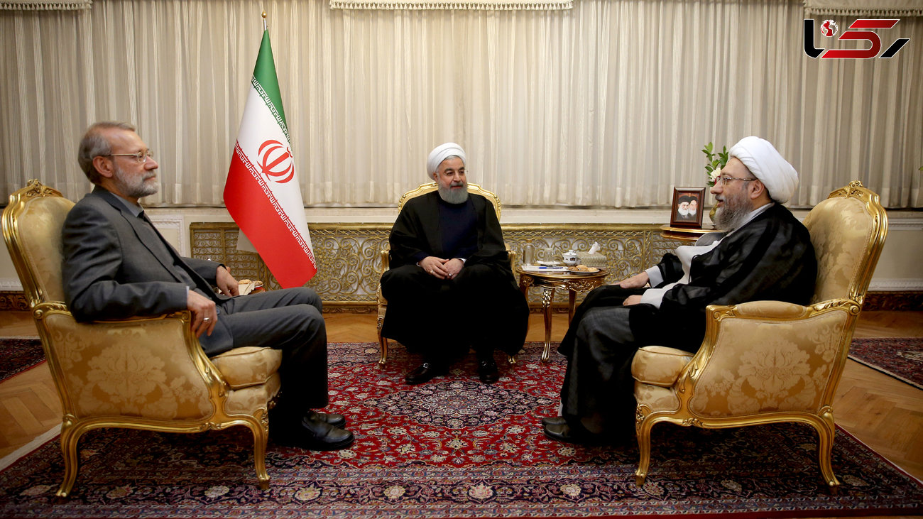 سخنان روحانی در پایان جلسه روسای سه قوه +فیلم