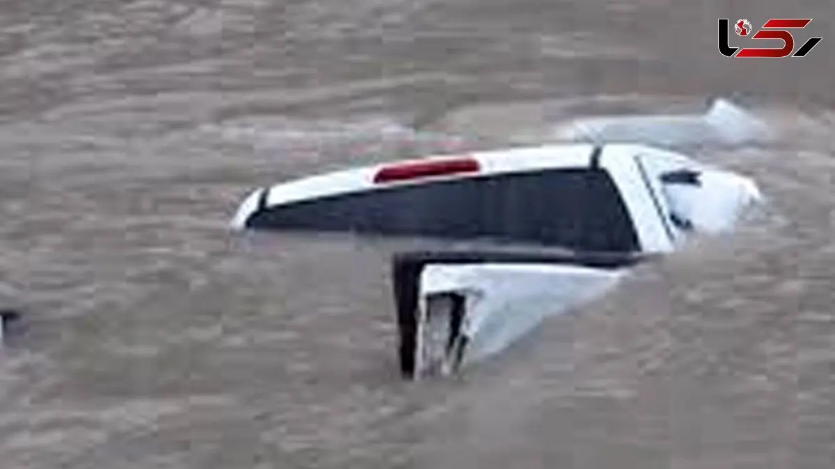 فیلم دلهره‌آور از پرتاب خودرو به داخل رودخانه / 4 نفر کشته و مصدوم شدند