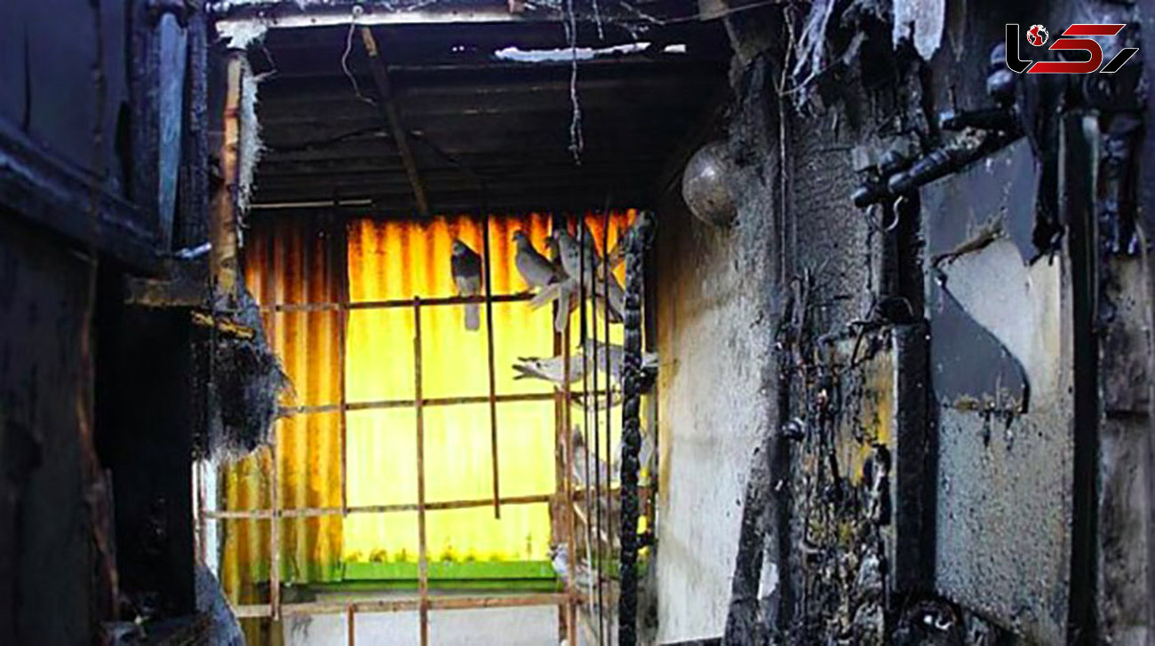 خانه مسکونی در کرمان در آتش سوخت  