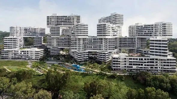 آپارتمان‌ های پلکانی سنگاپور؛ ترکیب طبیعت با طراحی شهری مدرن