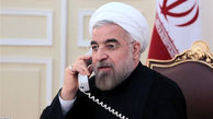  بشار اسد با حسن روحانی در پی حوادث تروریستی تهران