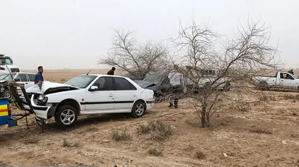 2 کشته و 8 مجروح در تصادف مرگبار پژو و مینی‌بوس در شهمیرزاد