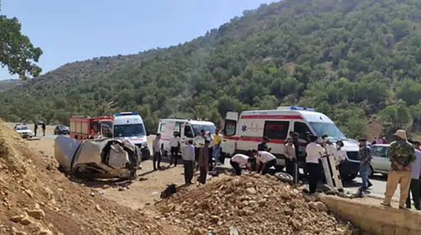 در این صحنه ۲ تن کشته و 8 نفر مصدوم شدند+عکس