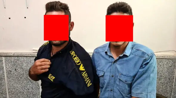 سرقت مسلحانه کابل برق در خرمشهر + عکس سارقان