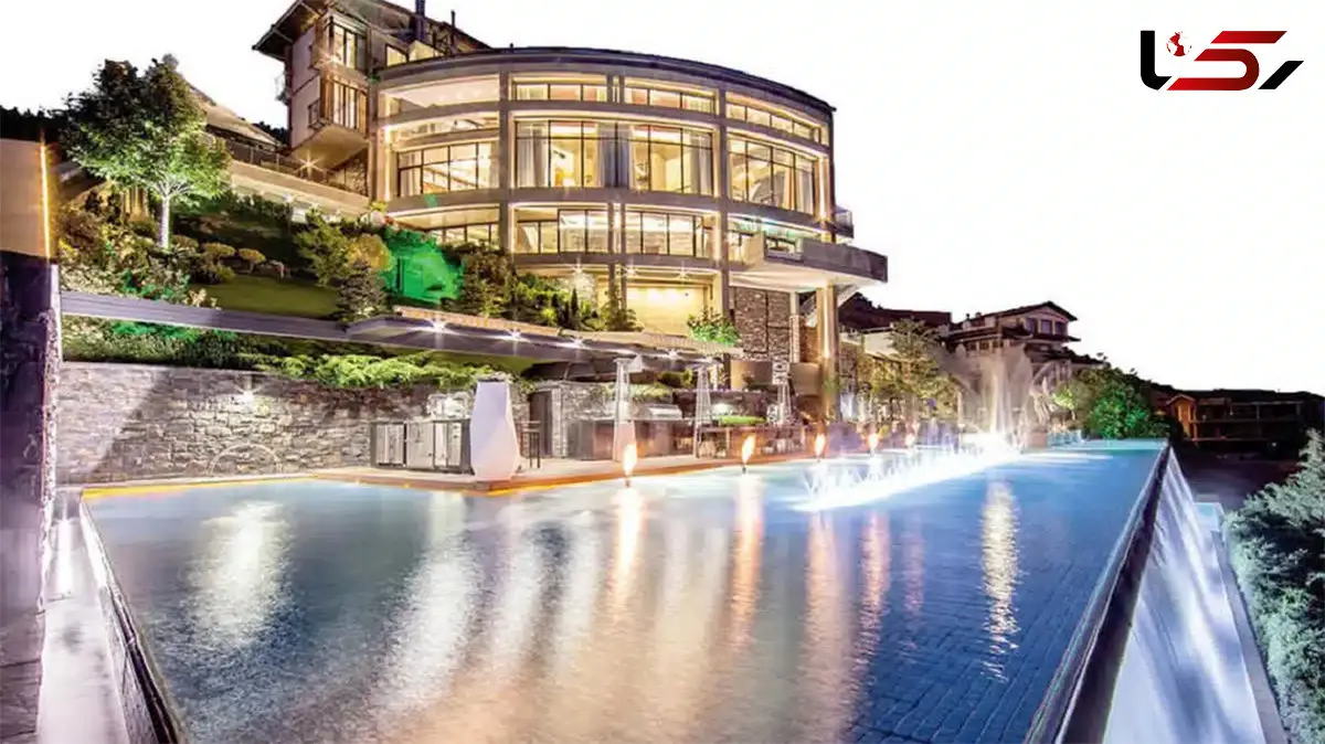 فیلم کاخ ویلای مرد ایرانی در شهرک باستی هیلز لواسان ! / همه چی با طلا !