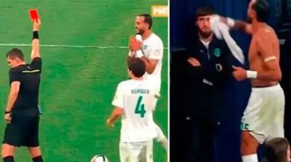 فیلم/ بازیکن اخراجی مجبور شد لباسش را از هوادار پس بگیرد!