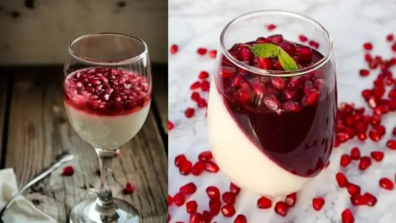 ژله لایه‌ای در جام