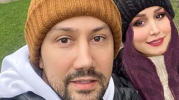 نگاهی به درخت انگور بهشتی حیاط خونه باصفای شاهرخ استخری و همسرش سپیده در تهران/ حیاط نگو باغ بگو