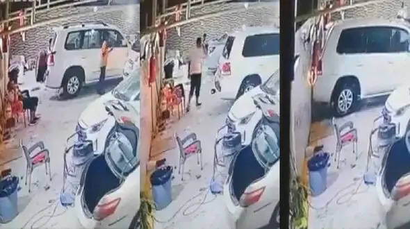 نجات از مرگ حتمی مرد عرب در حادثه ای هولناک  + فیلم 