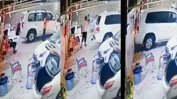 نجات از مرگ حتمی مرد عرب در حادثه ای هولناک  + فیلم 