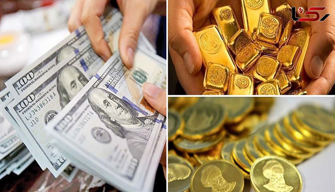 آخرین قیمت دلار، سکه و طلا در بازار امروز جمعه 3 شهریور